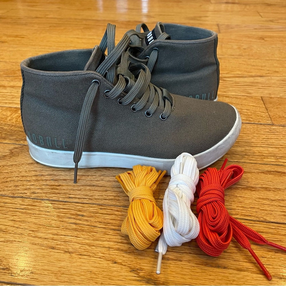 Women’s NoBull canvas mid trainers